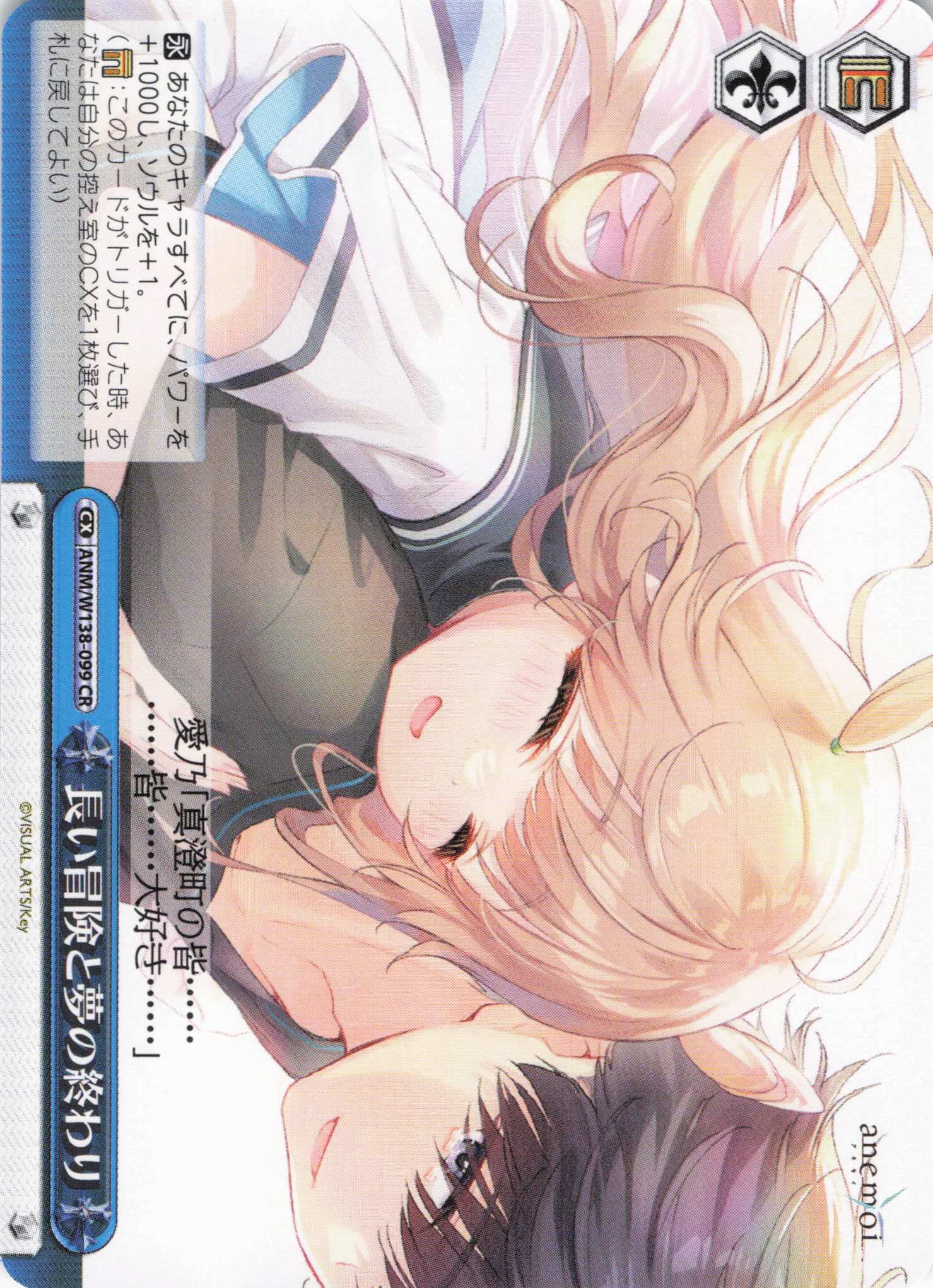 長い冒険と夢の終わり(CR)(ANM/W138-099)